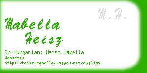 mabella heisz business card